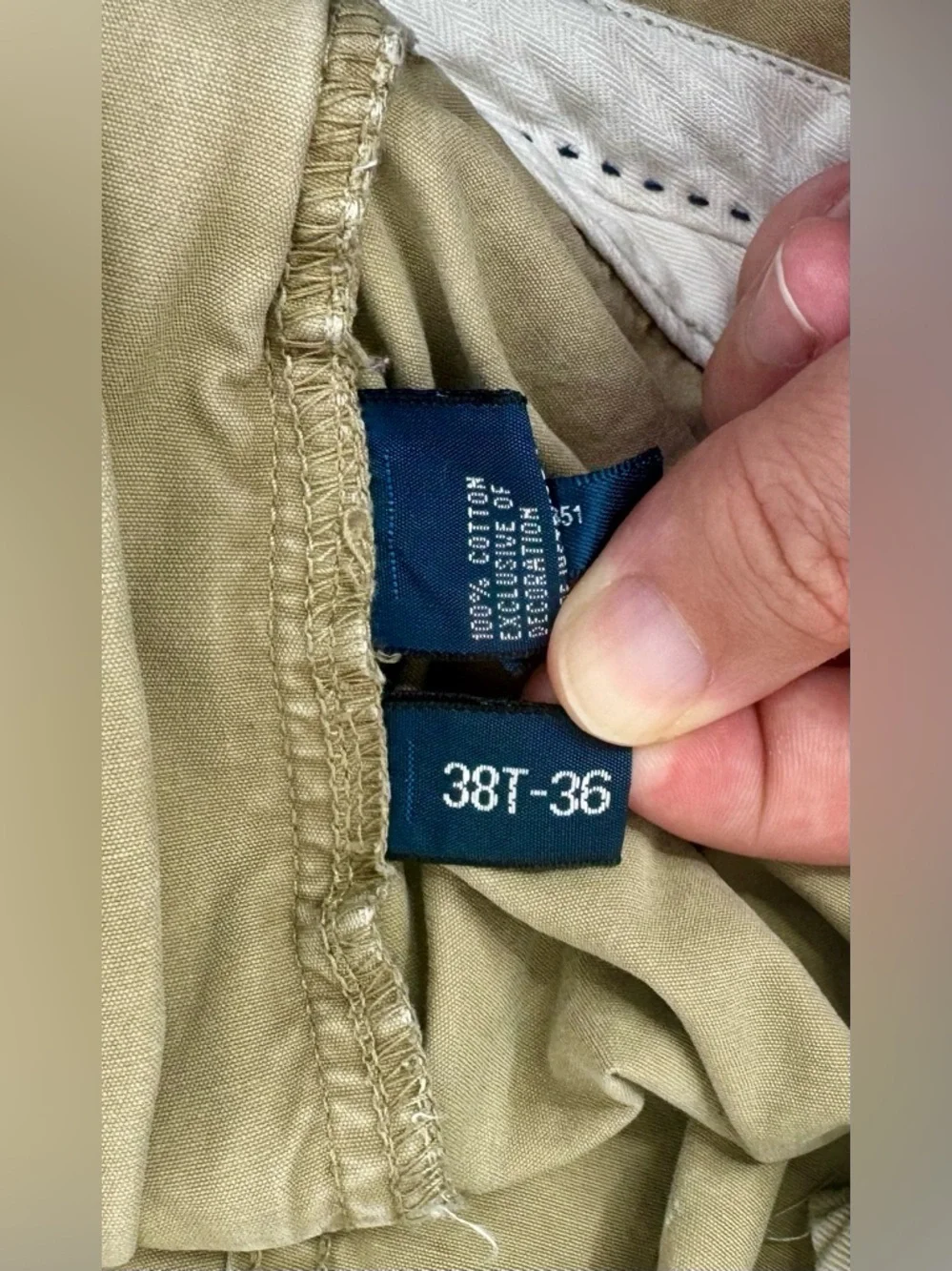 Polo Ralph Lauren Jeans Mens 38Tx34 Tan Denim Regular Straight - Picture 6 of 12